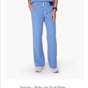 Figs brand wide leg scrub pants